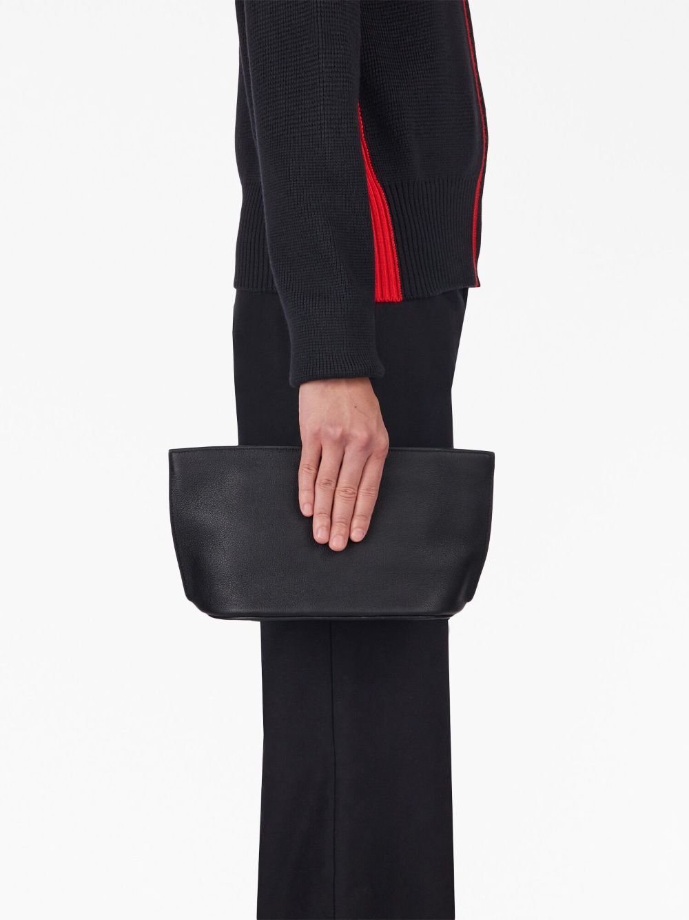 Ferragamo Geometric leather pouch