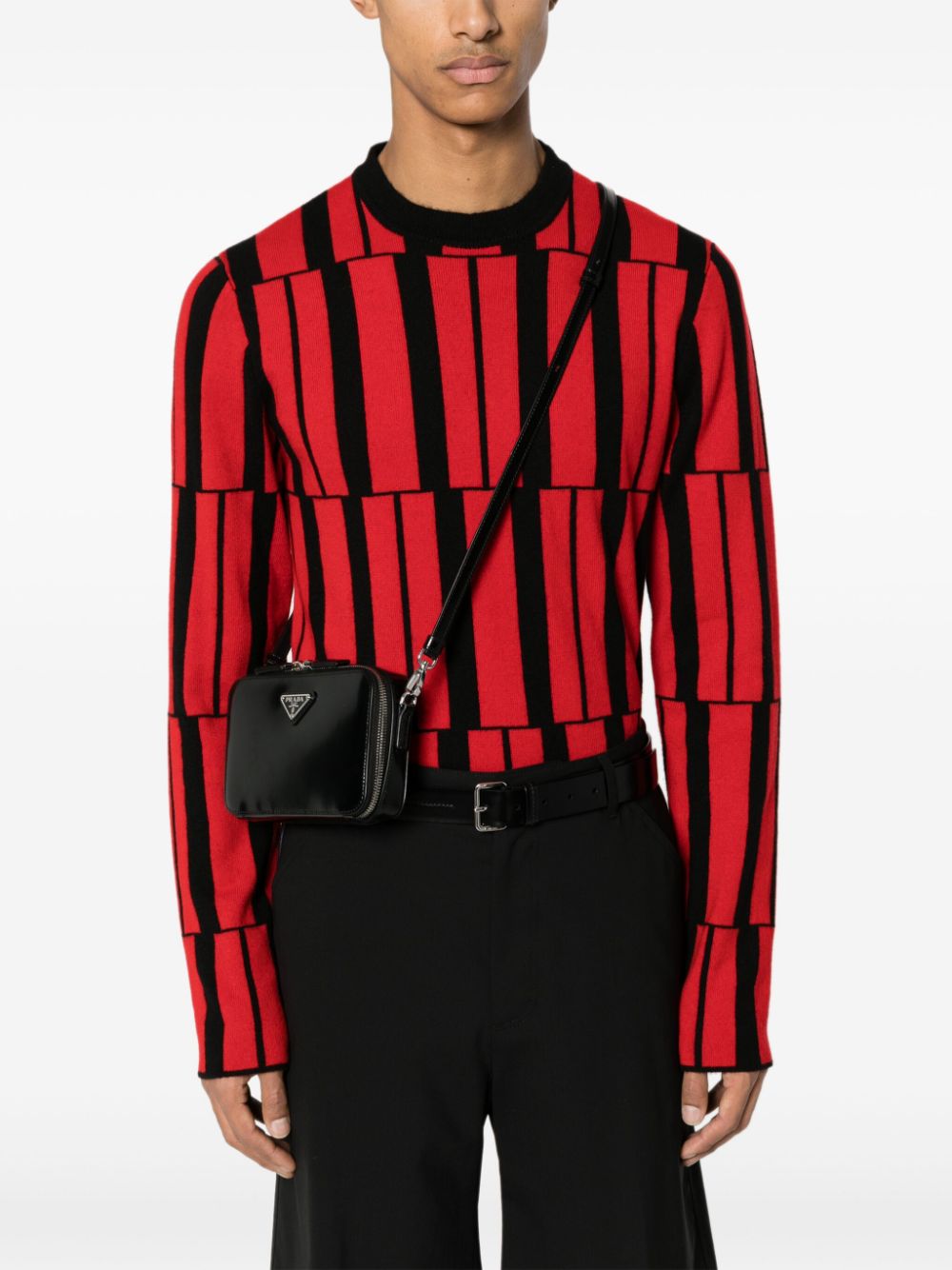 Pra*a Pra*a brique messenger bag