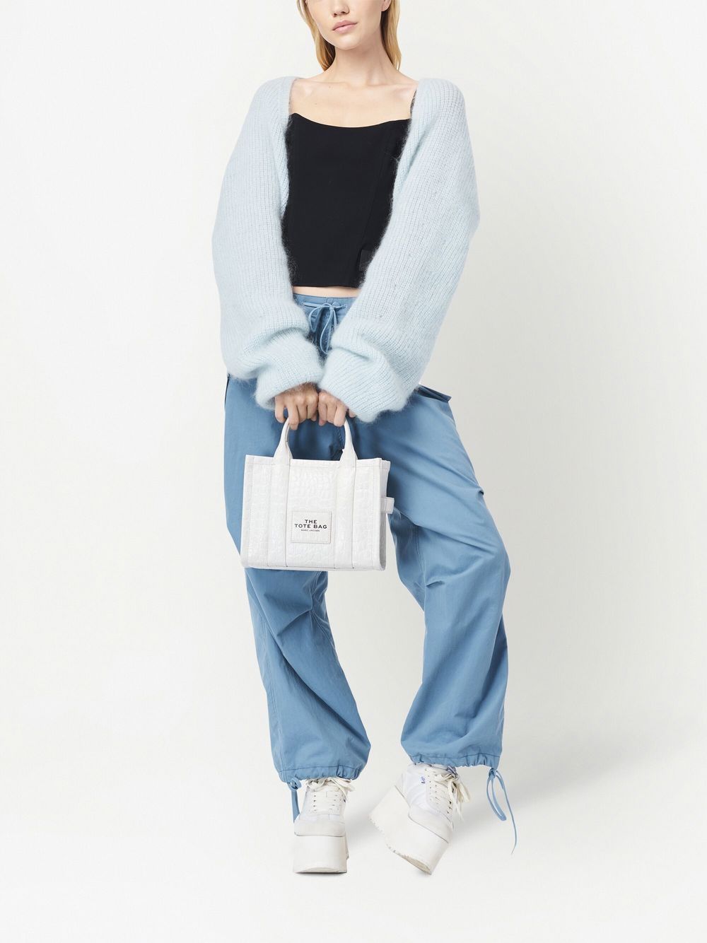 Marc Jacobs The Croc-Embossed Small Tote bag