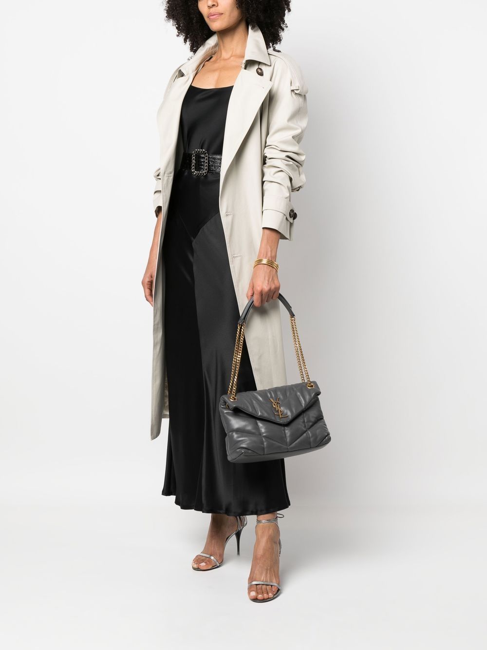 Saint Laurent Loulou small leather shoulder bag