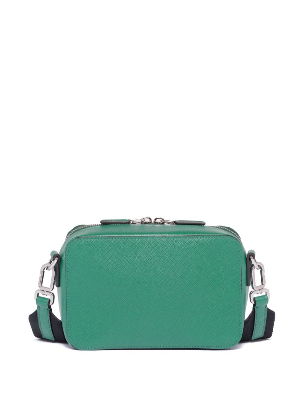 Pra*a logo-plaque messenger bag