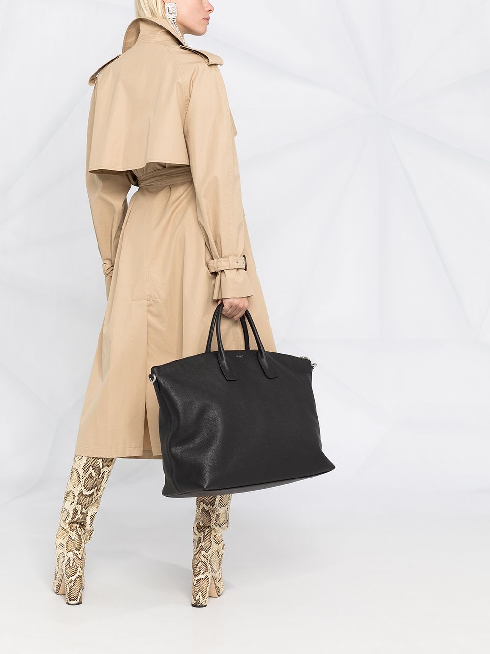 Saint Laurent Giant logo-print tote bag