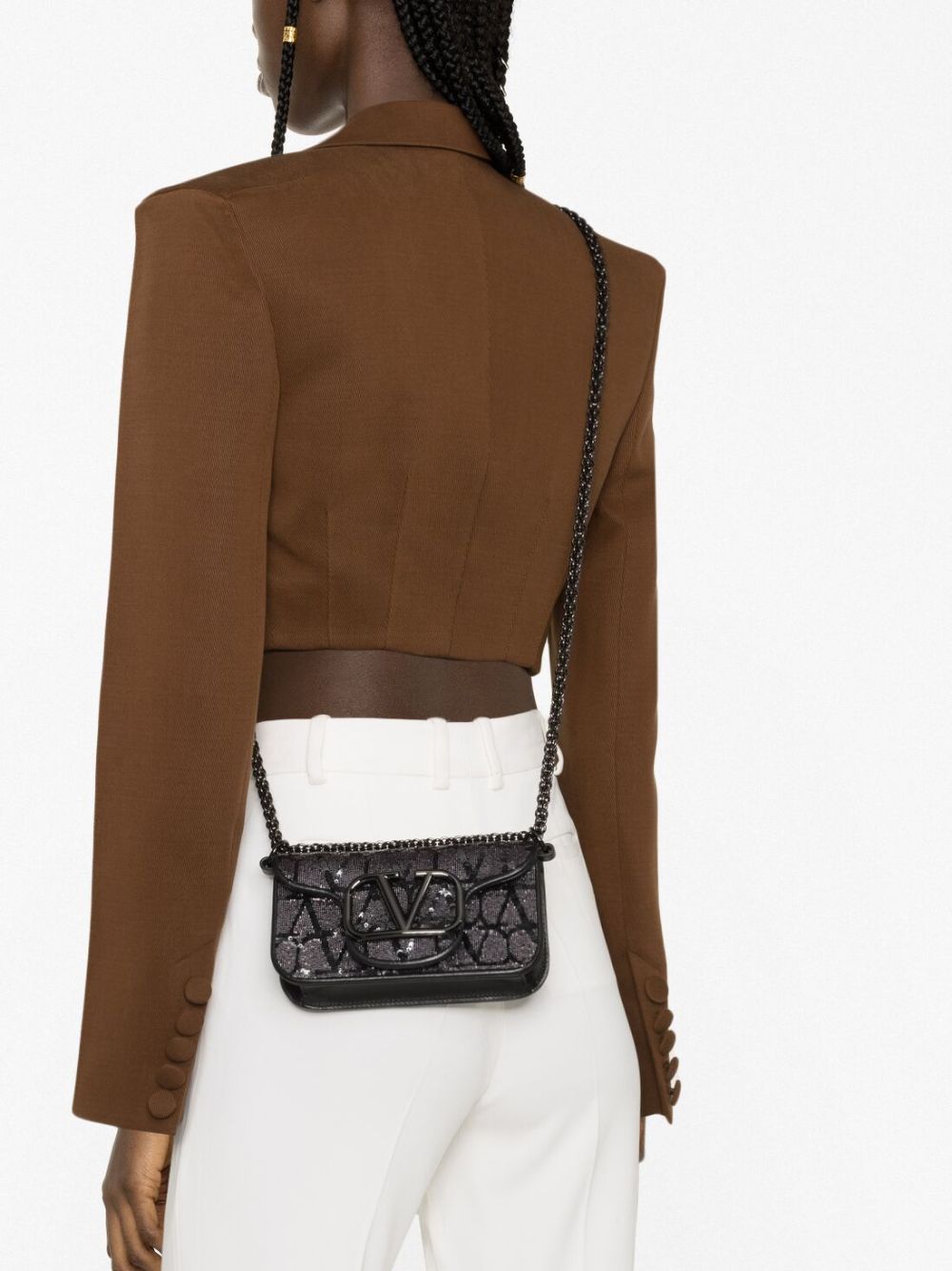 Valentino Garavani Locò Toile Iconographe shoulder bag