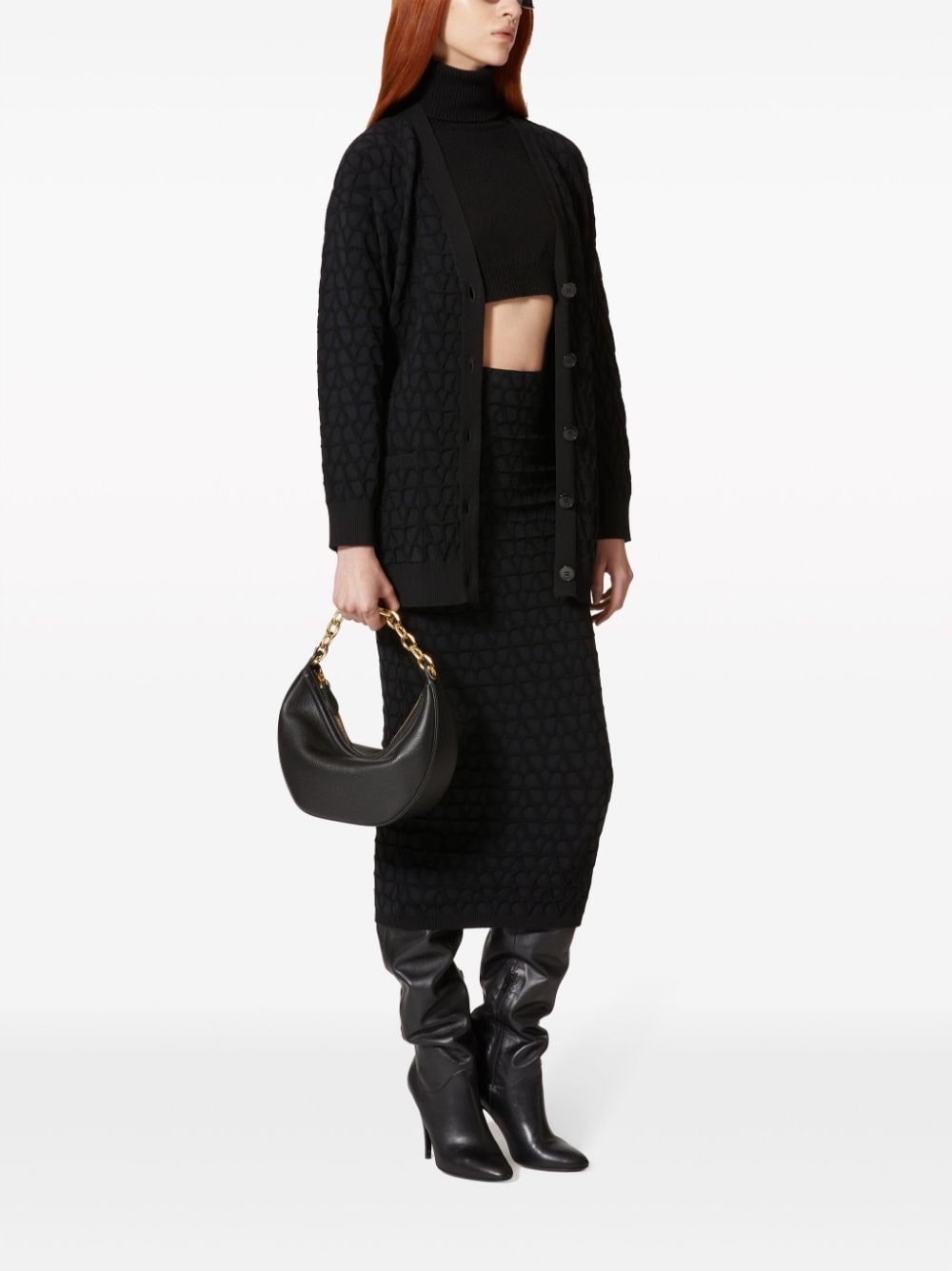 Valentino Garavani small VLogo Moon leather shoulder bag