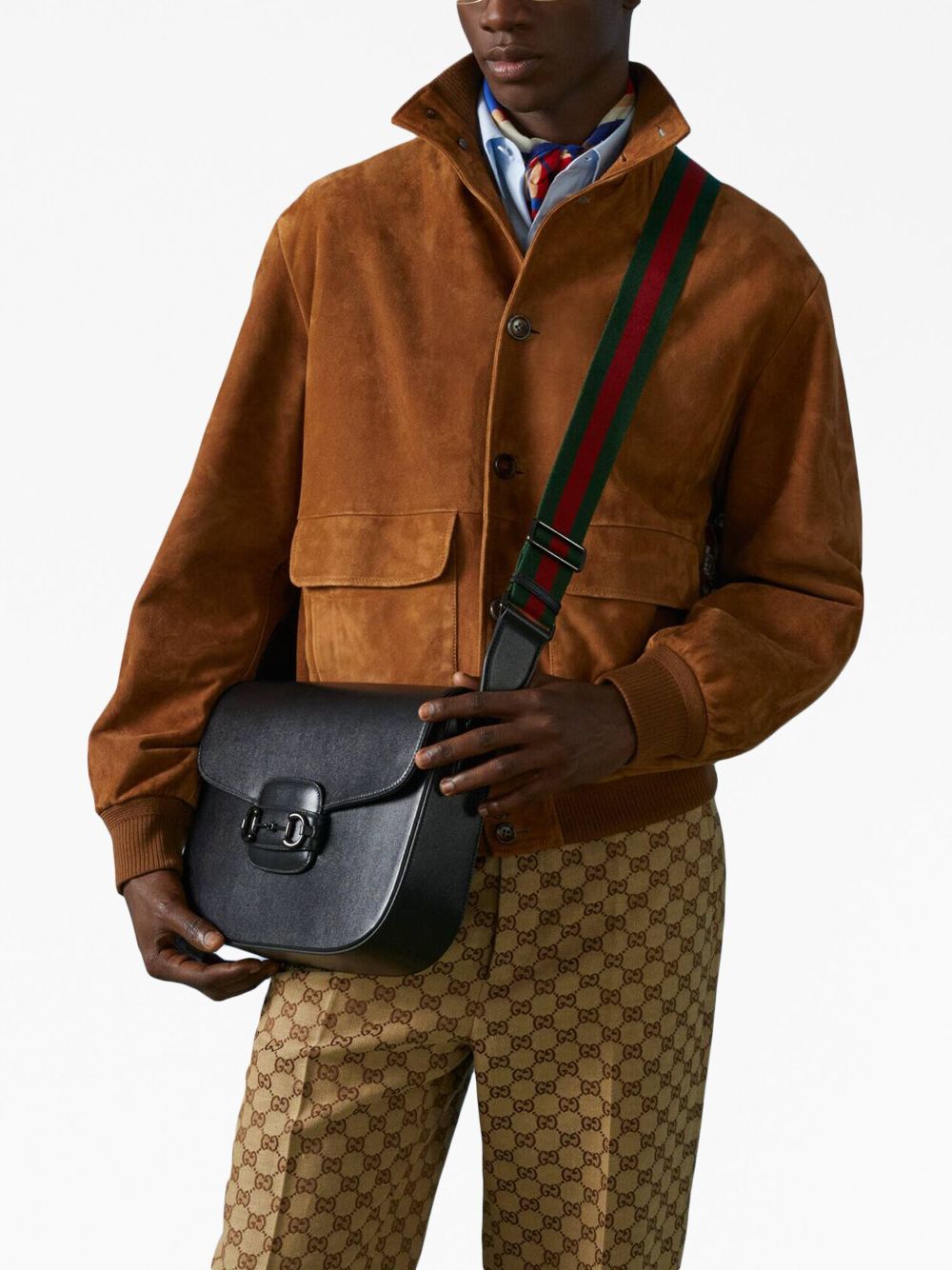 G*u*i G*u*i horsebit 1955 shoulder bag