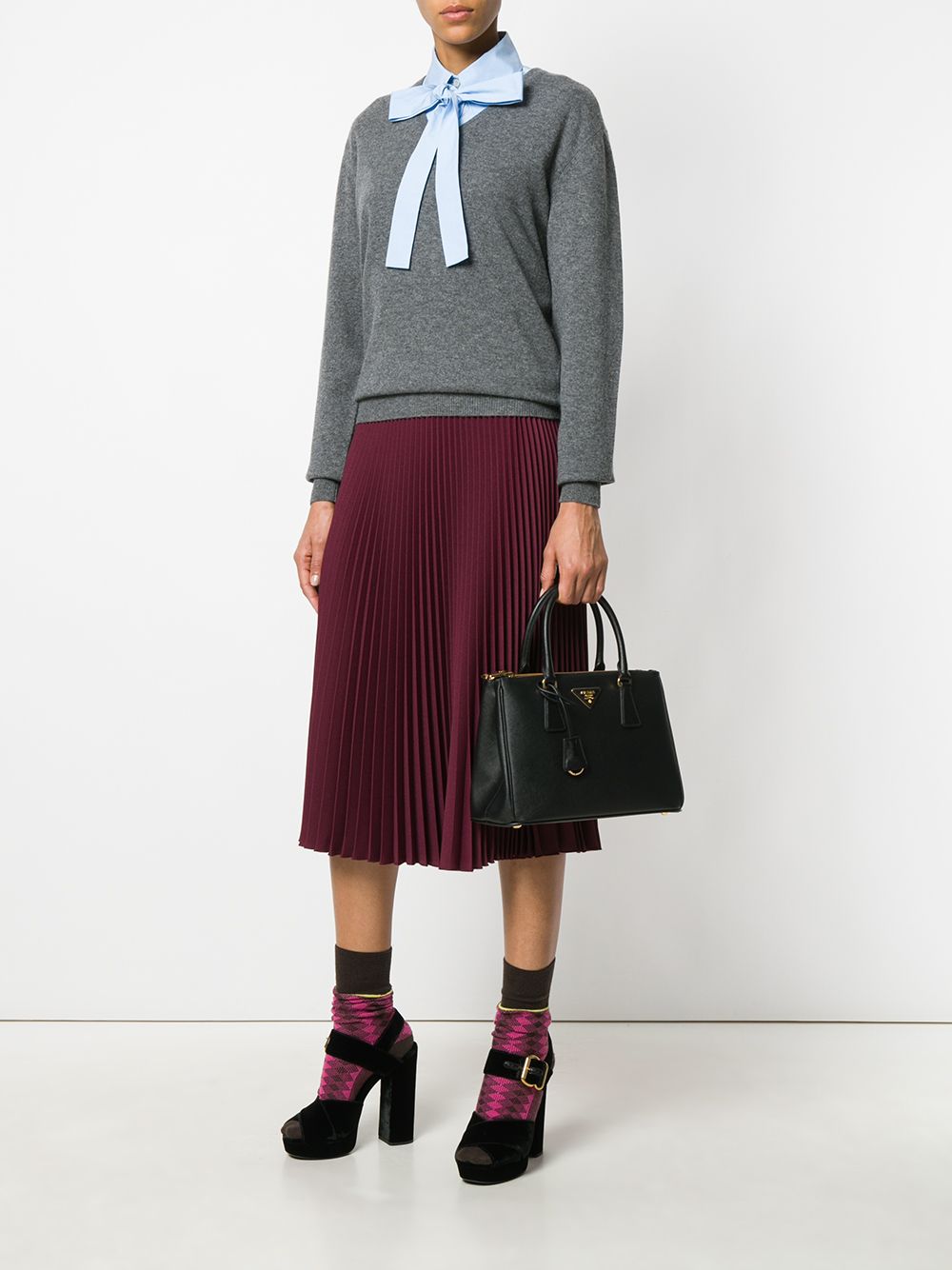 Pra*a medium galleria leather tote bag