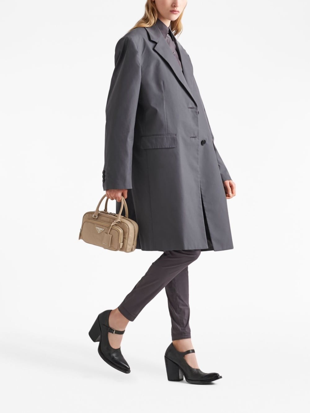 Pra*a leather tote bag