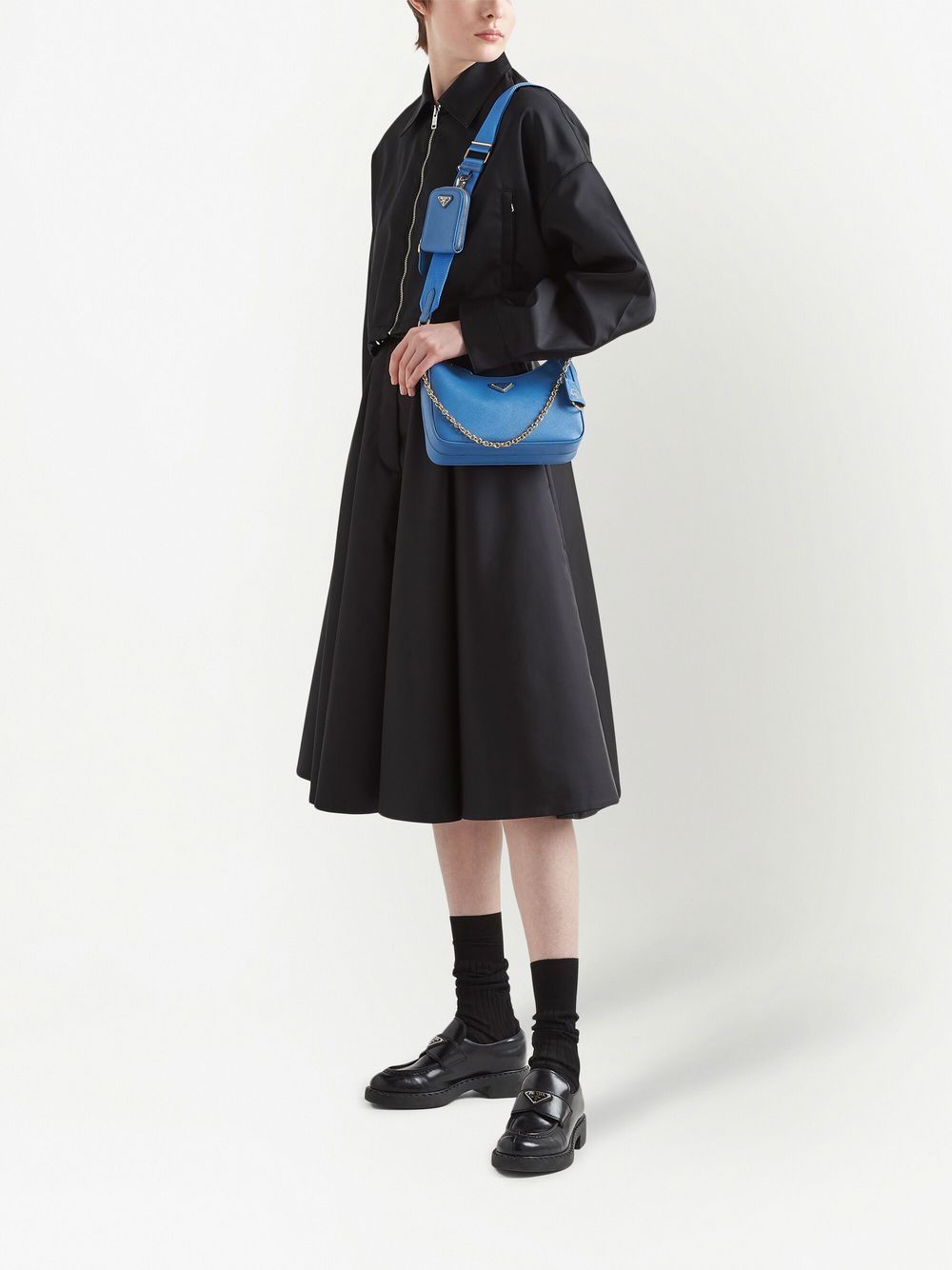 Pra*a re-edition 2005 leather shoulder bag