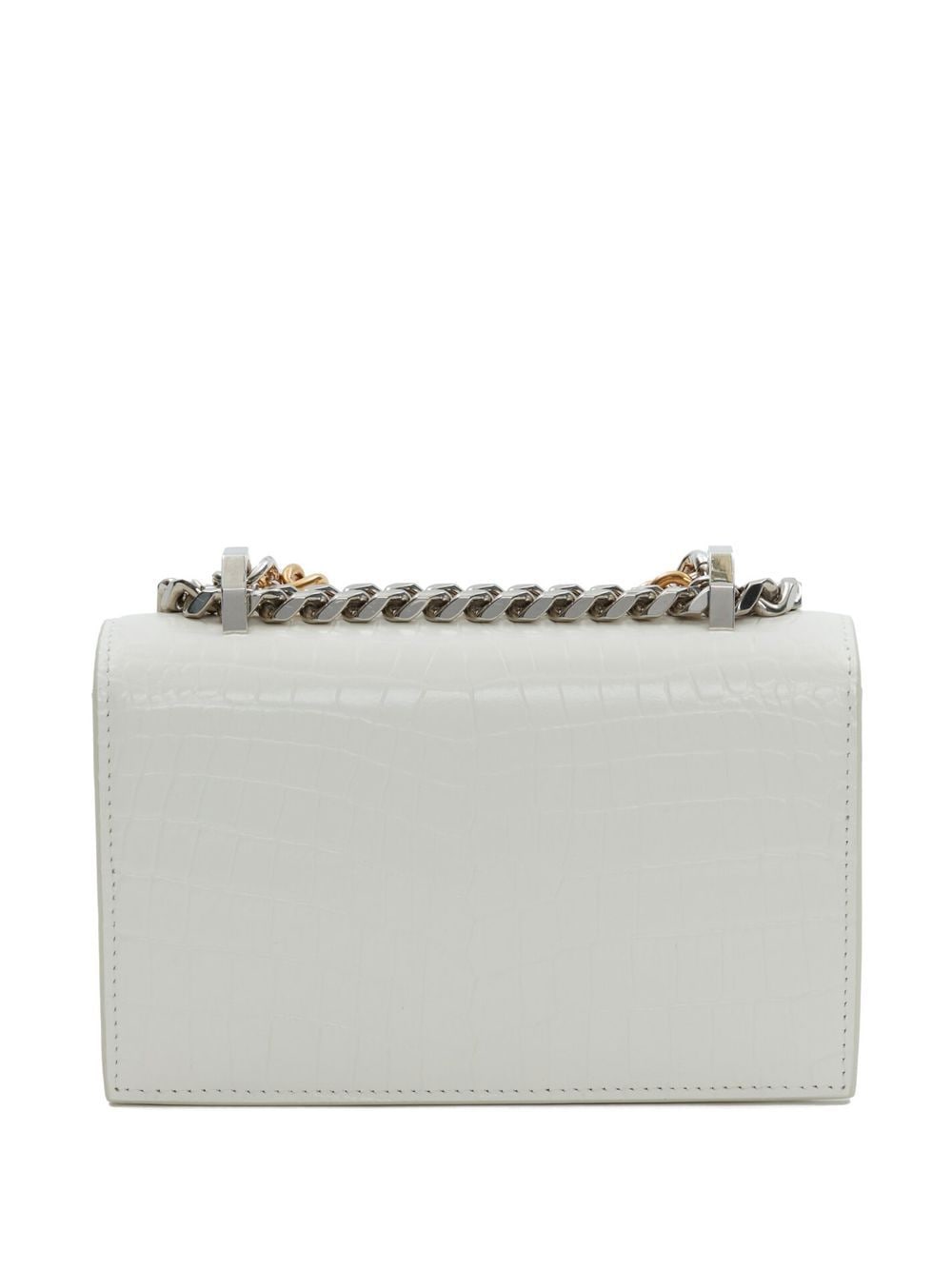 Alexander McQueen leather chain-link crossbody-bag