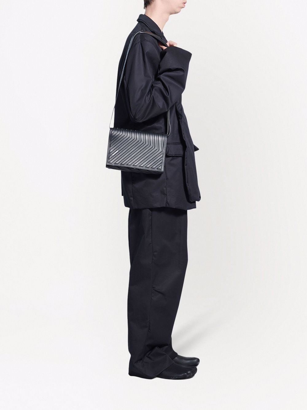 Ba*len*cia*ga car flap adjustable-strap shoulder bag