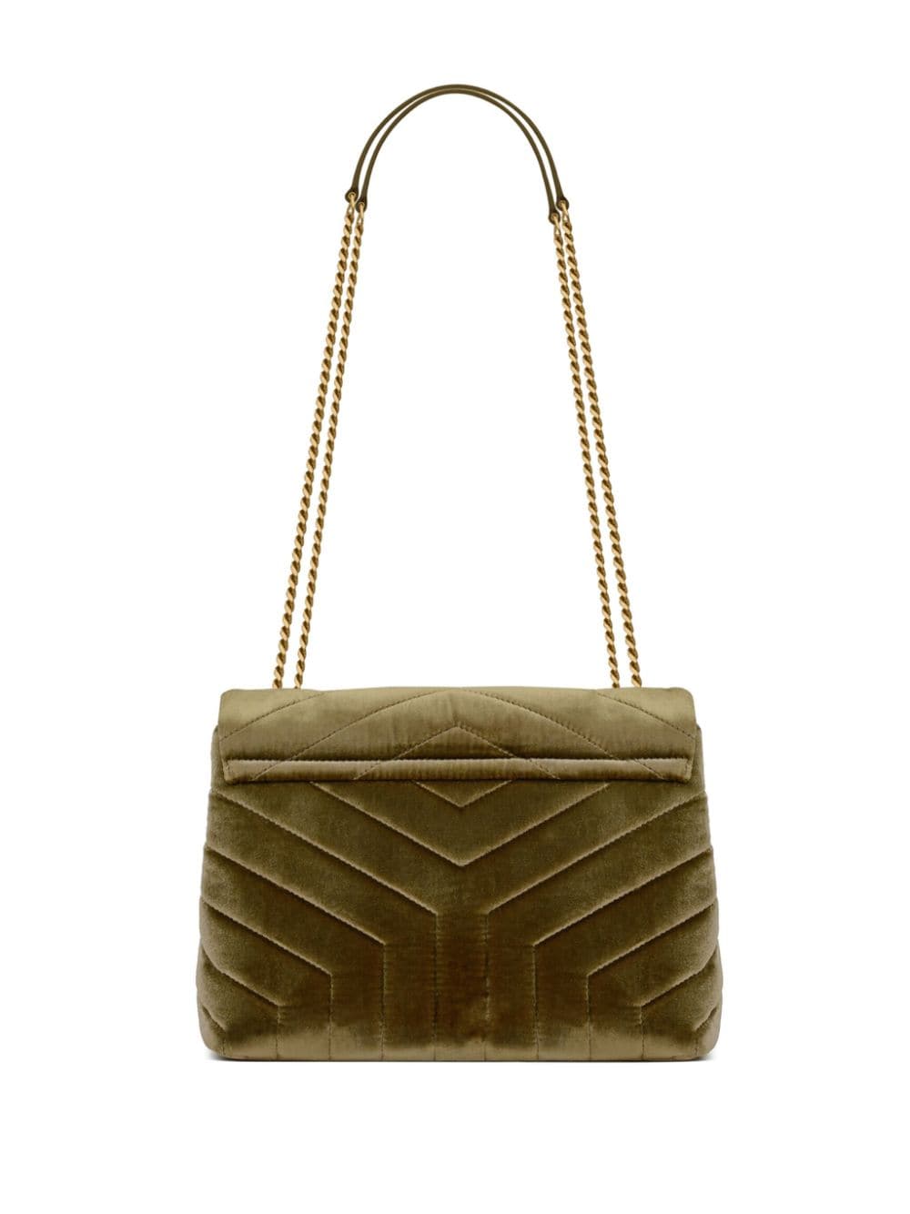 Saint Laurent small Loulou velvet shoulder bag