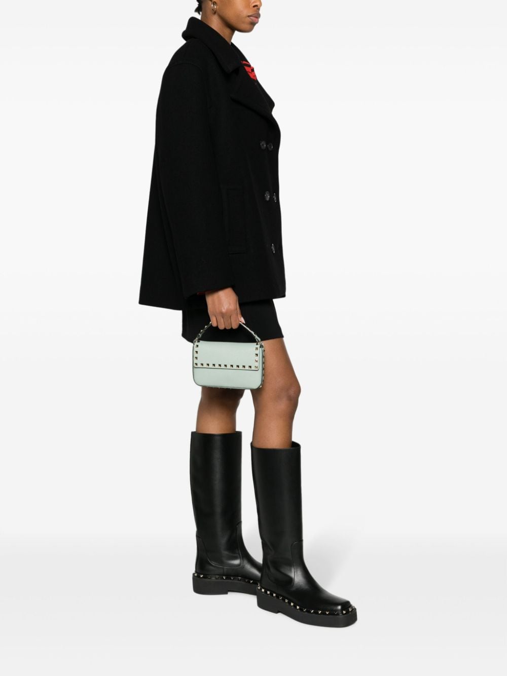 Valentino Garavani Rockstud leather mini bag