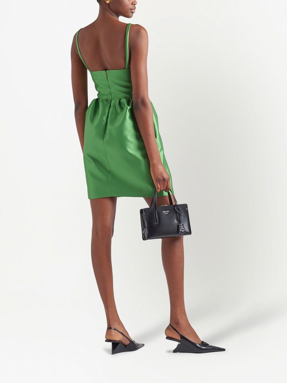 Pra*a mini re-edition 1995 brushed-leather tote bag