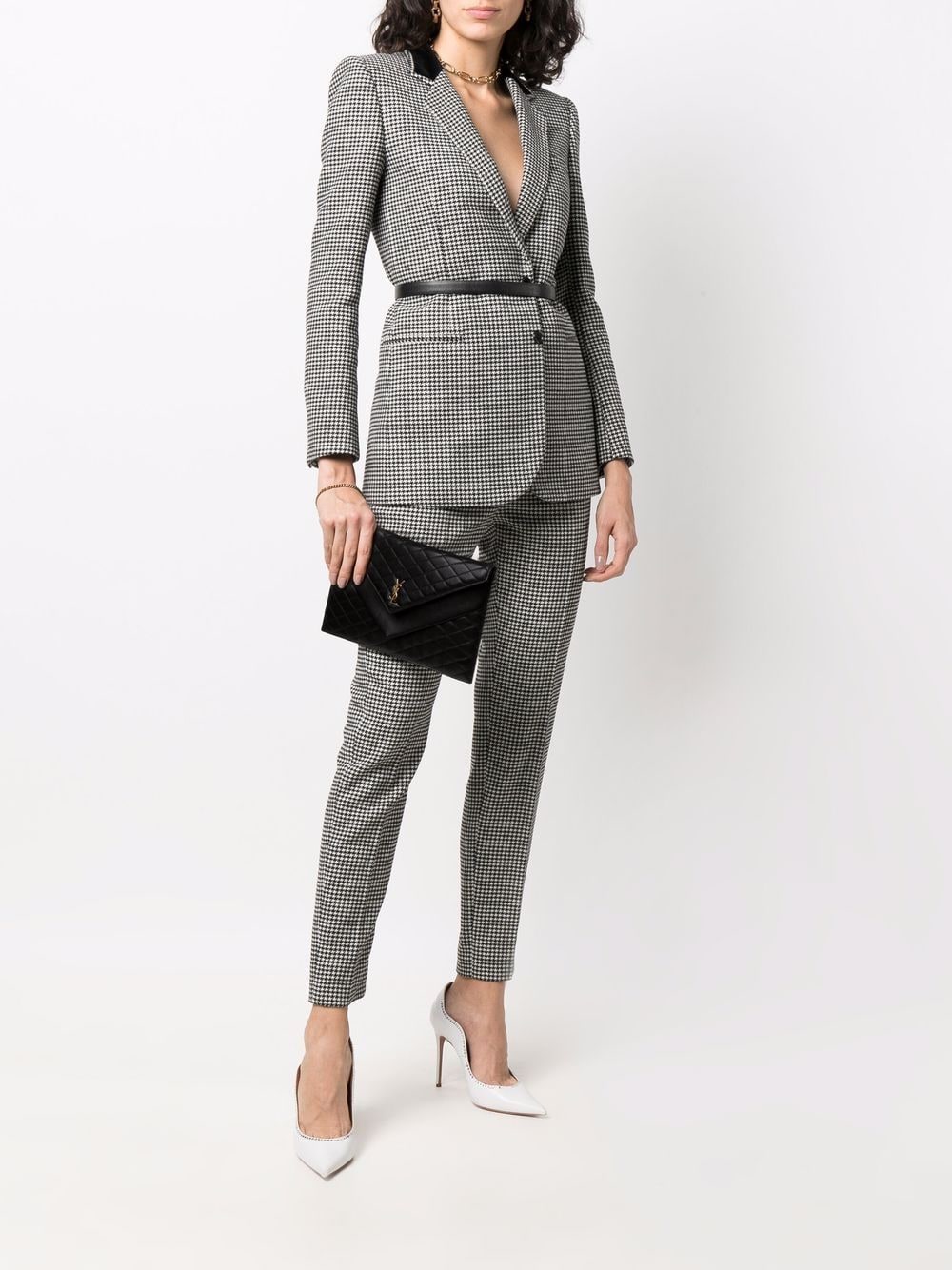 Saint Laurent Gaby quilted envelope clutch bag