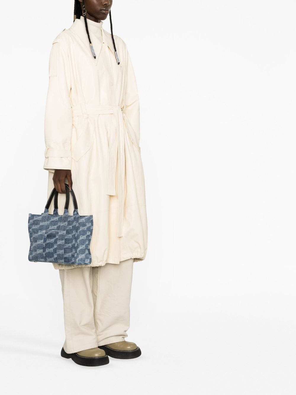 Ba*len*cia*ga hardware bb monogram-print tote bag