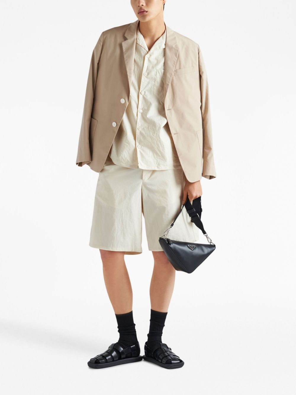 Pra*a Pra*a triangle shoulder bag