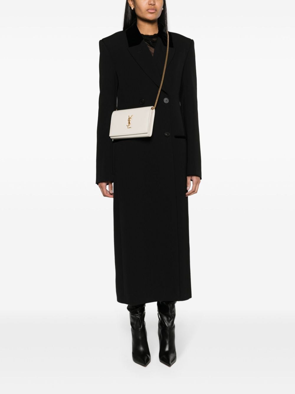 Saint Laurent Cassandre leather crossbody bag