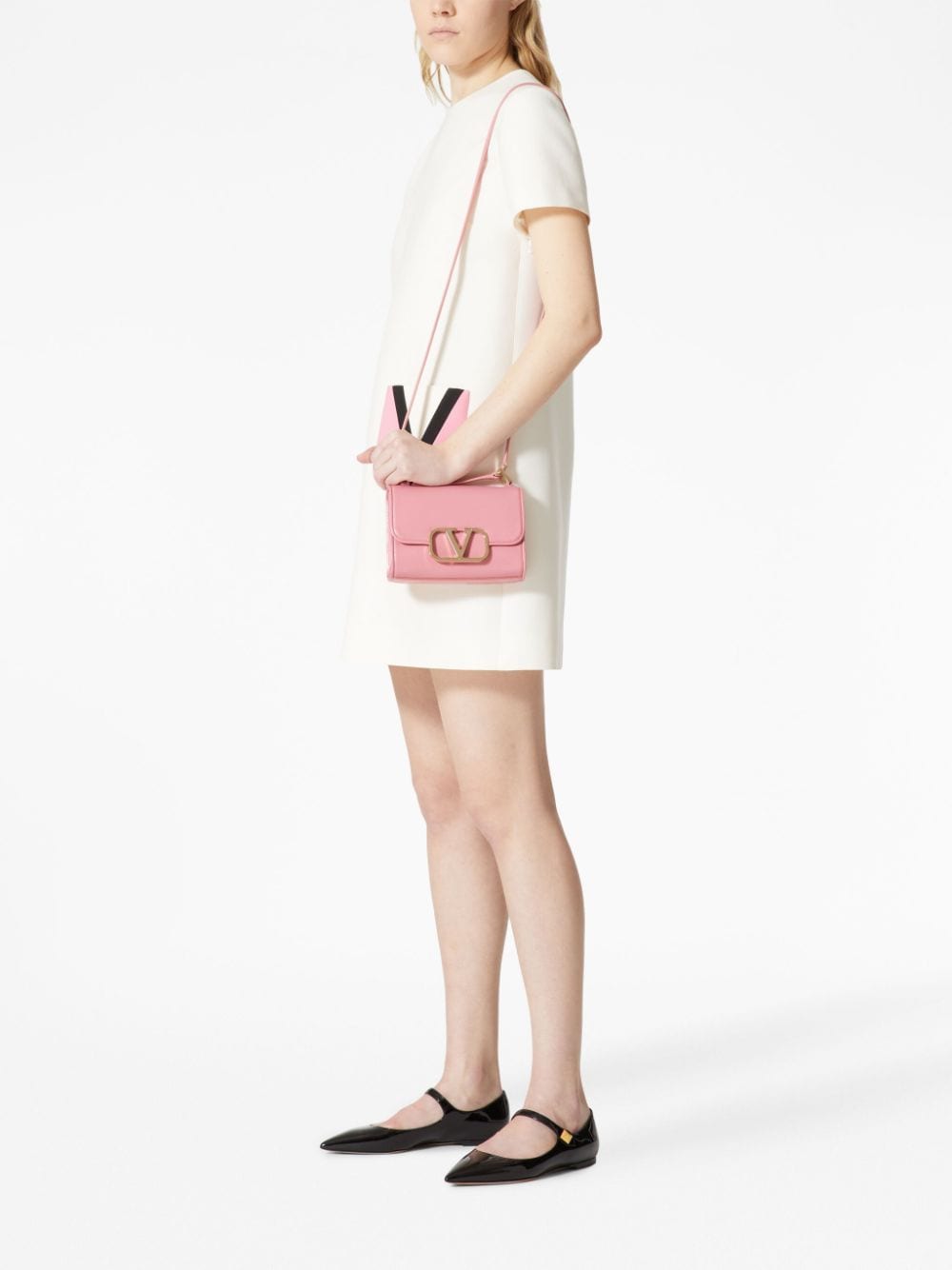 Valentino Garavani small VLogo Type shoulder bag