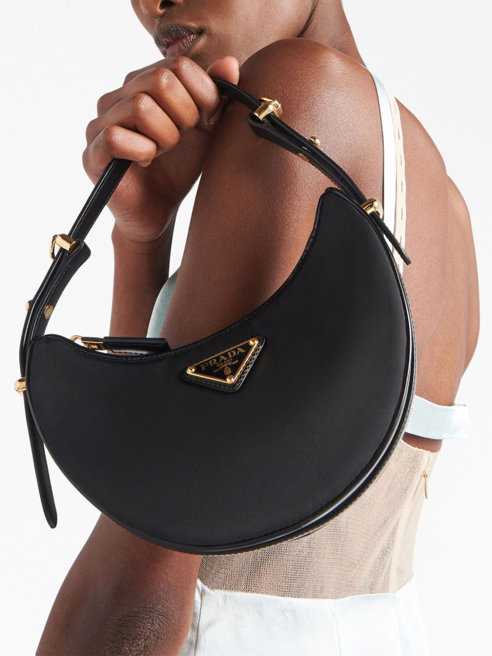 Pra*a arqué re-nylon mini bag