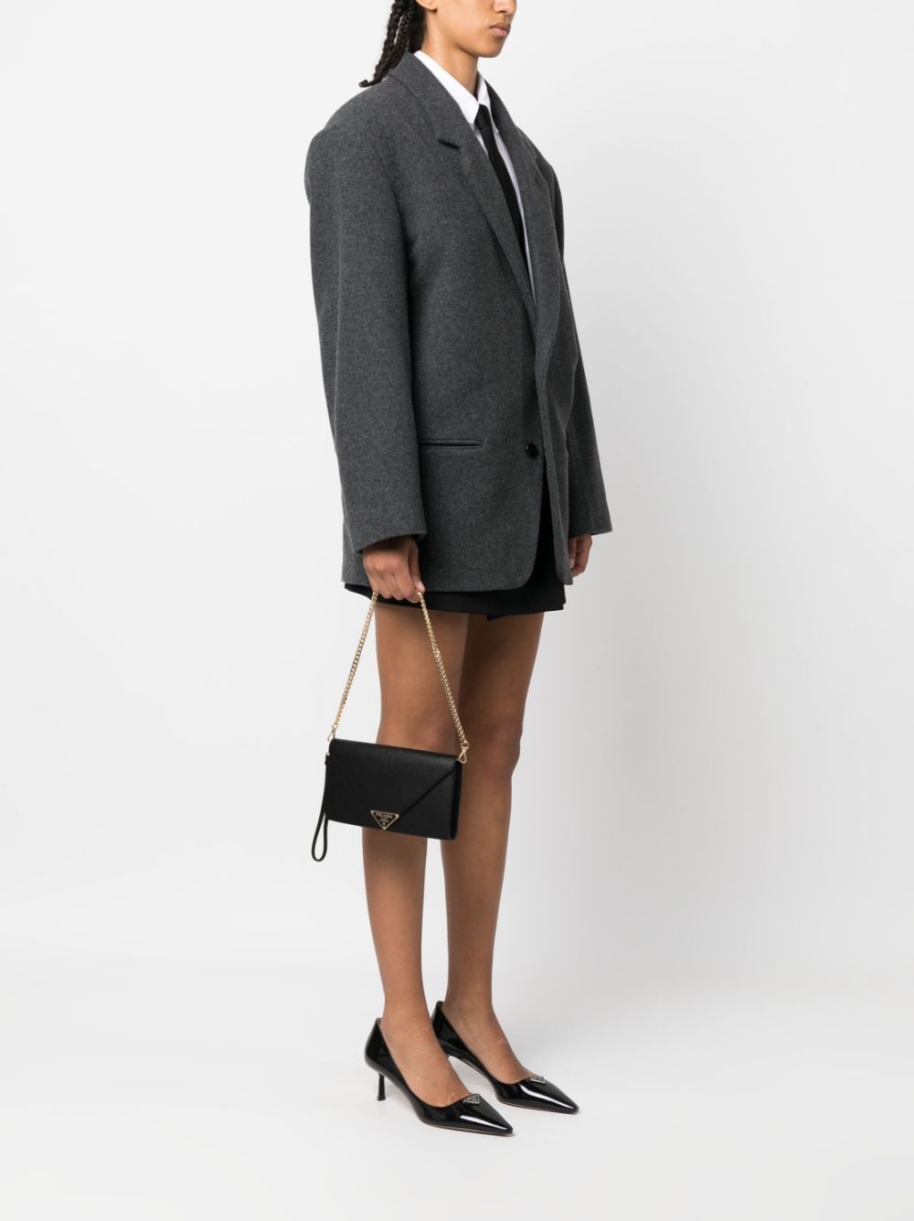 Pra*a envelope shoulder bag