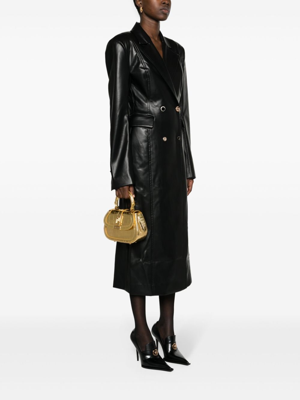 Versace Greca Goddess metallic minibag