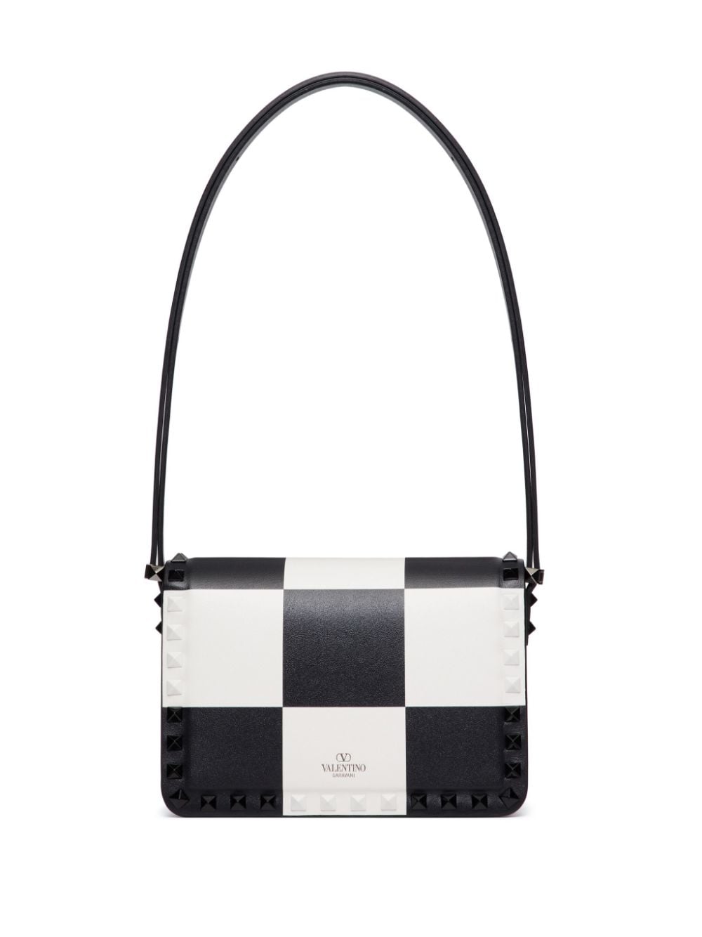 Valentino Garavani small Rockstud23 chess-print shoulder bag