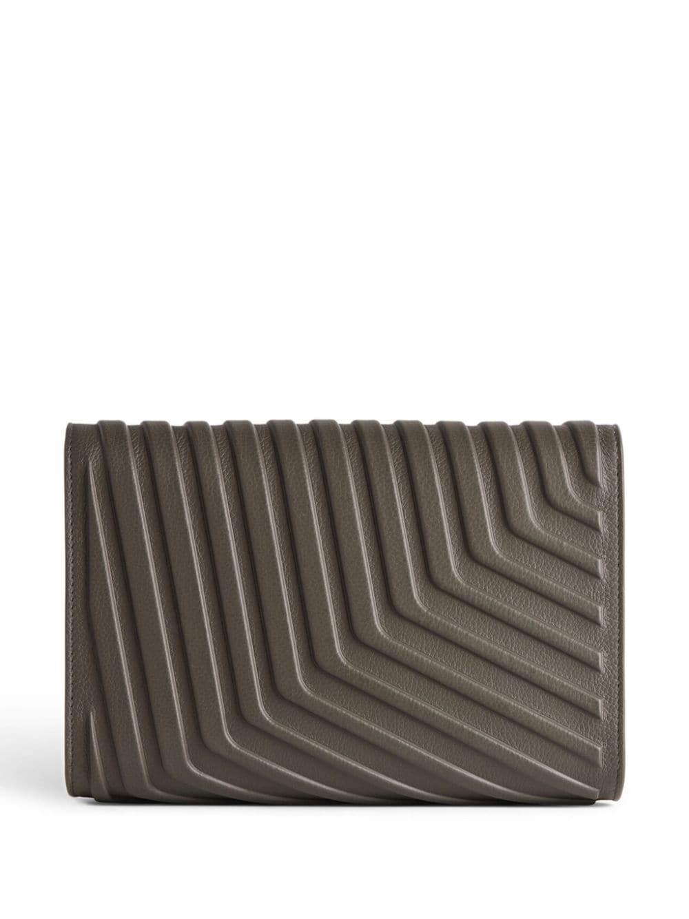 Ba*len*cia*ga car flap leather shoulder bag