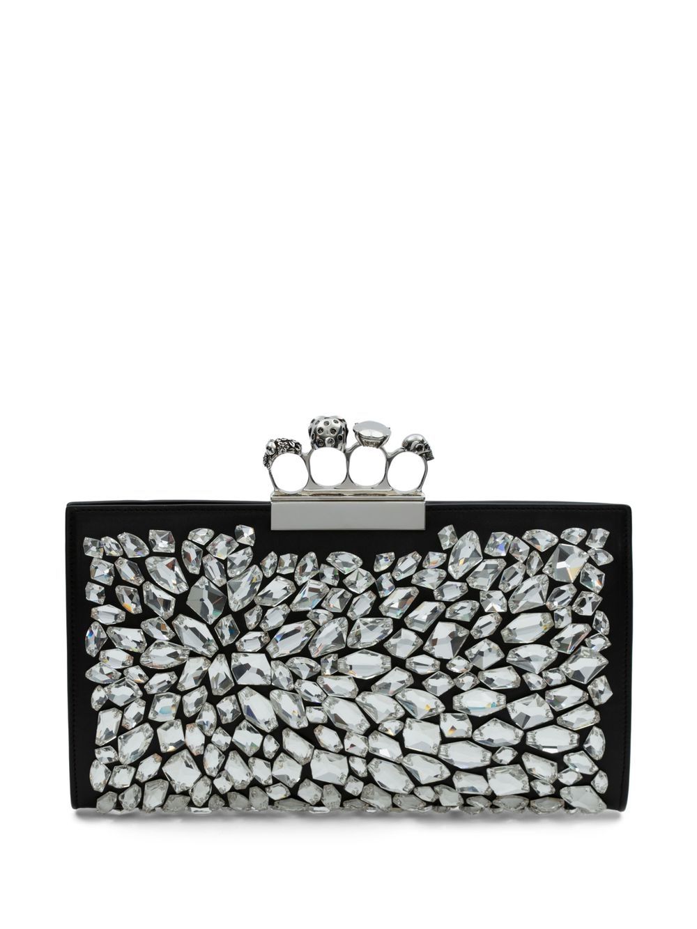 Alexander McQueen Jewelled Flat crystal-embellished clutch bag