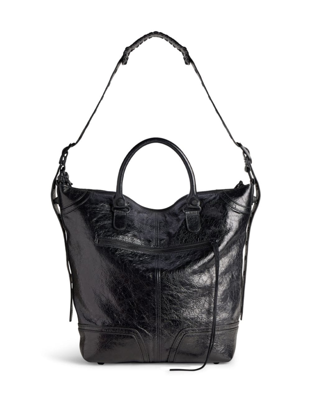 Ba*len*cia*ga le cagole leather tote bag