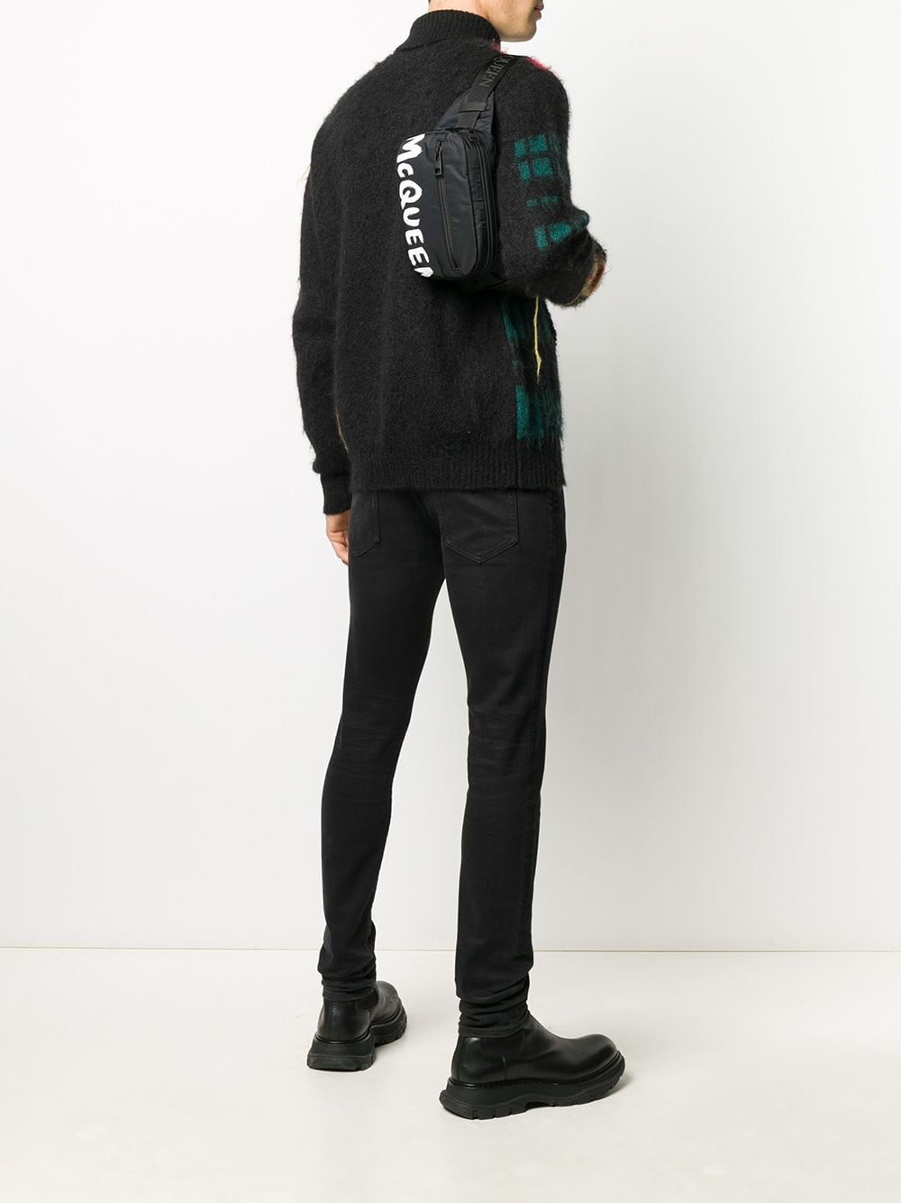 Alexander McQueen logo belt bag