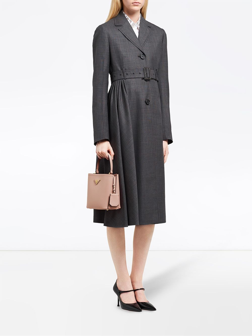 Pra*a small panier bucket bag