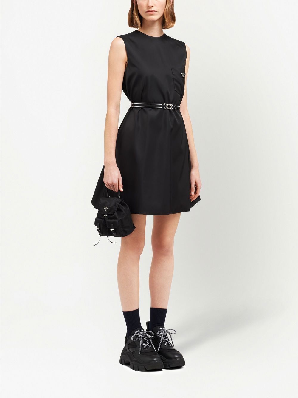 Pra*a vela logo-plaque backpack