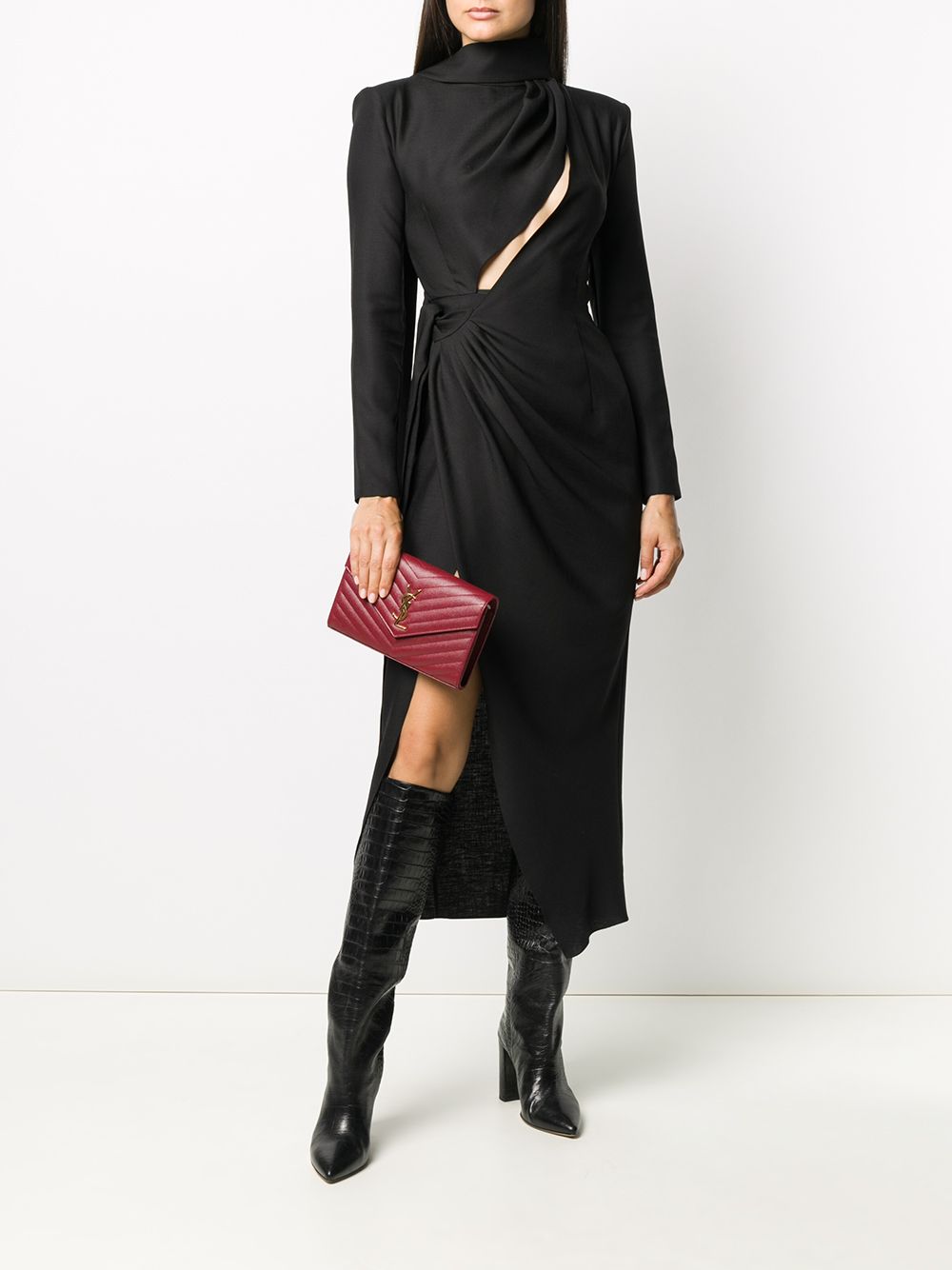 Saint Laurent monogram envelope clutch