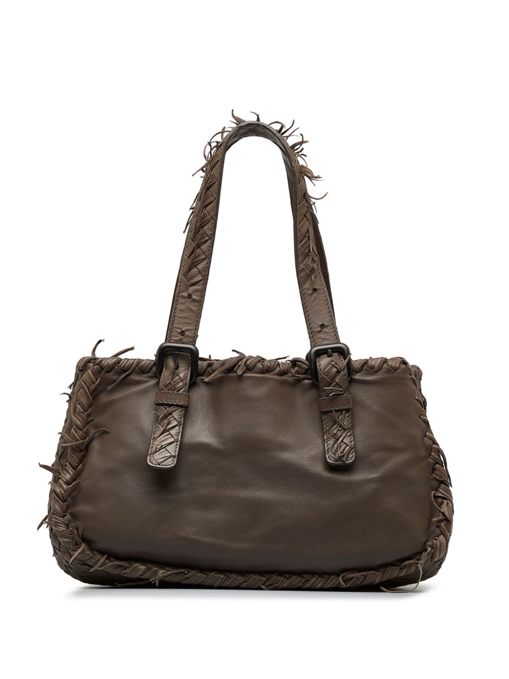 Bo*te*ga ve*ne*ta   2012-2022 intrecciato fringe tote bag