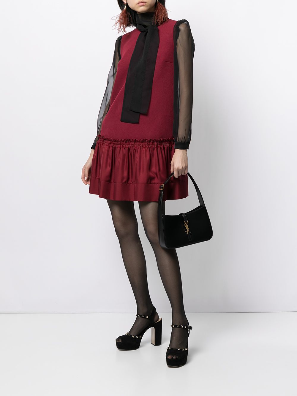 Saint Laurent 5A7 logo-plaque shoulder bag