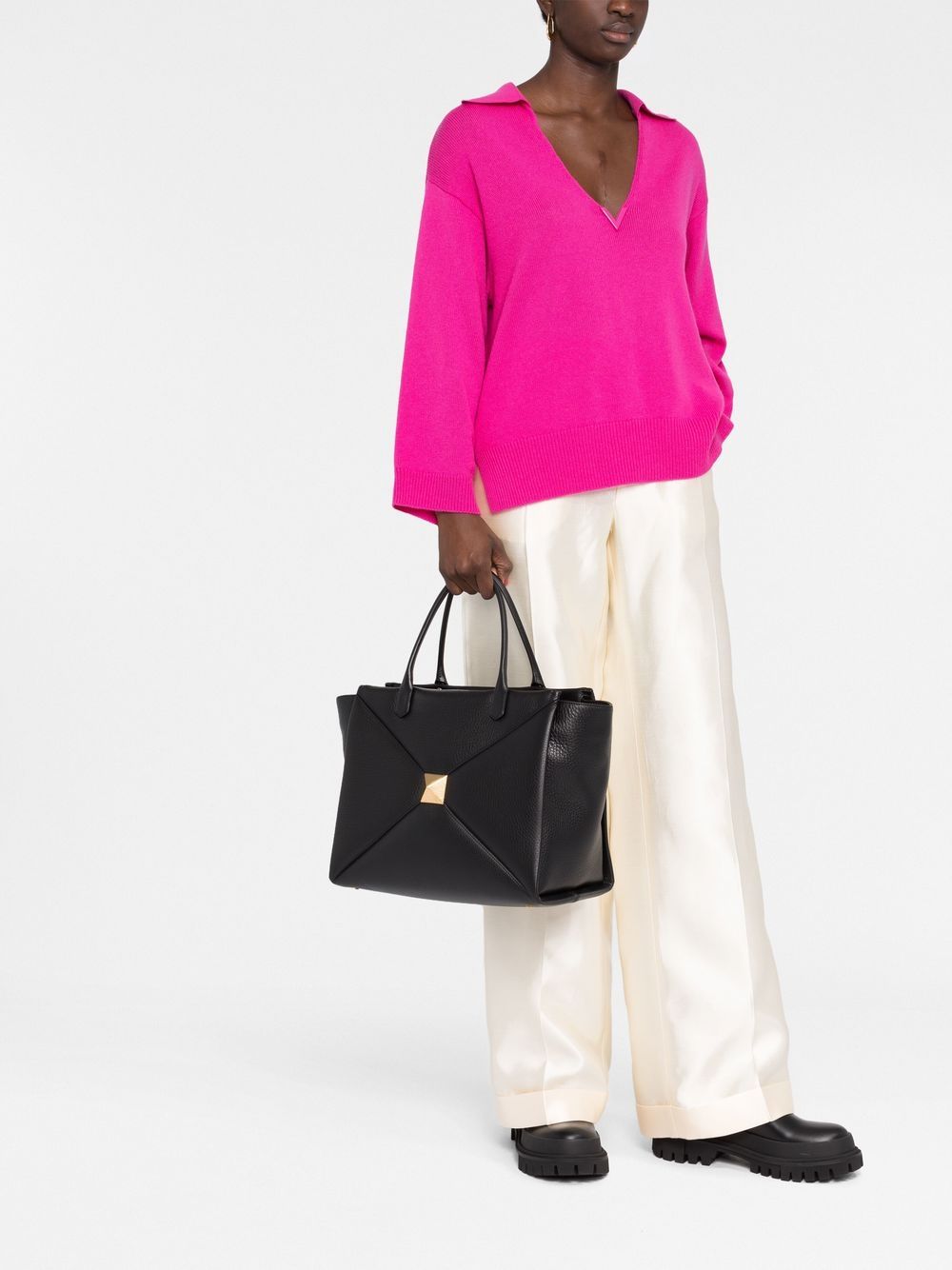 Valentino Garavani One Stud leather tote