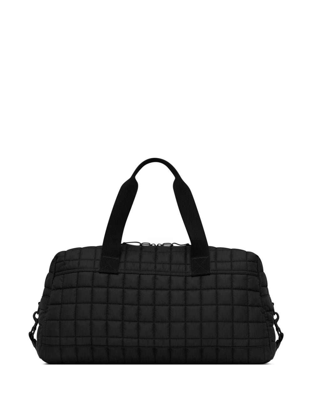 Saint Laurent Nuxx logo-patch quilted duffle bag