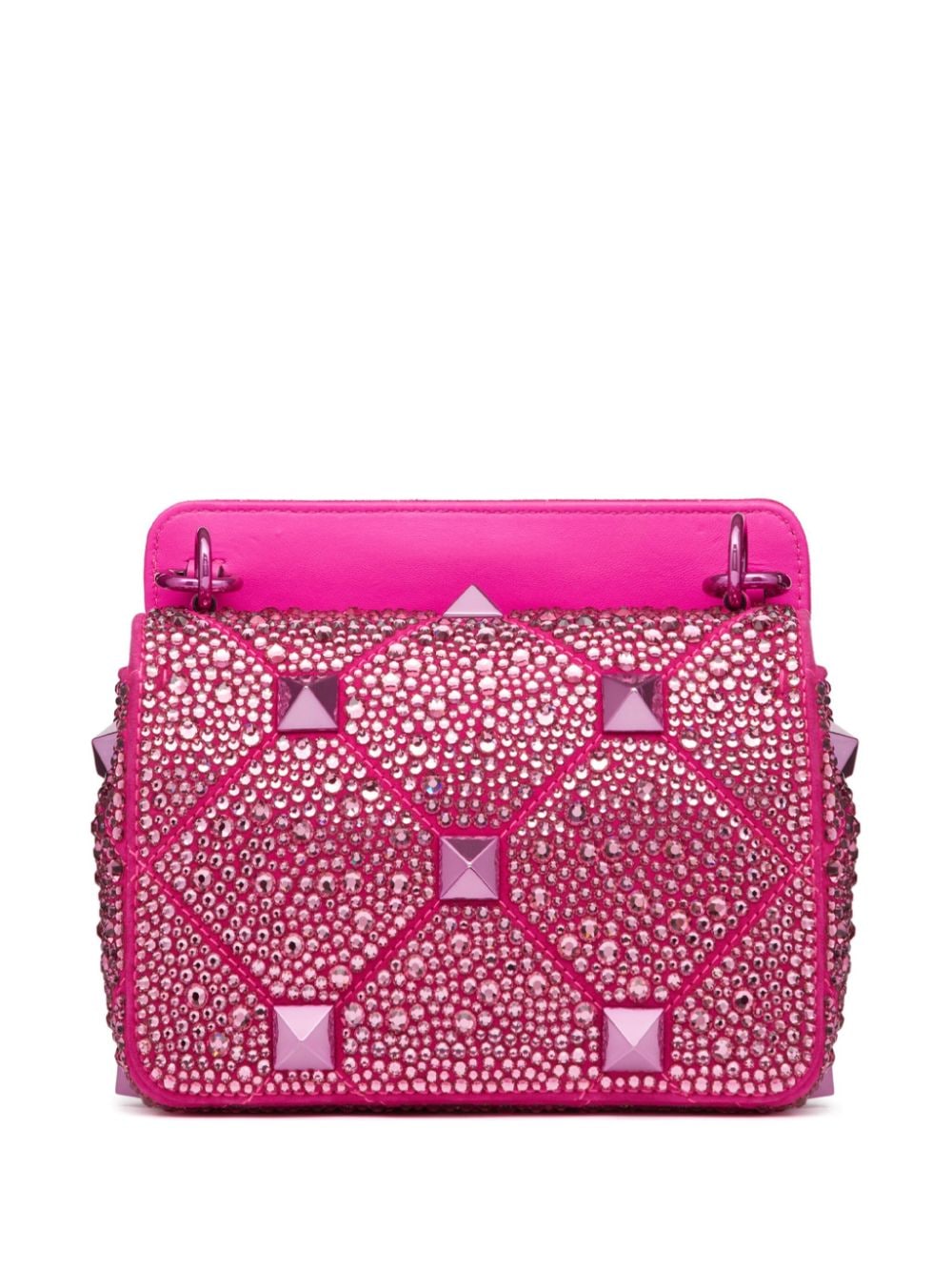 Valentino Garavani small Roman Stud crystal-embellished shoulder bag