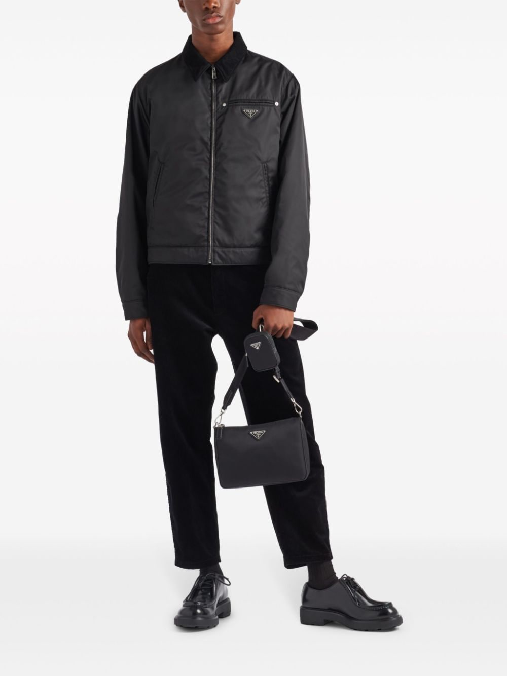 Pra*a re-nylon messenger bag