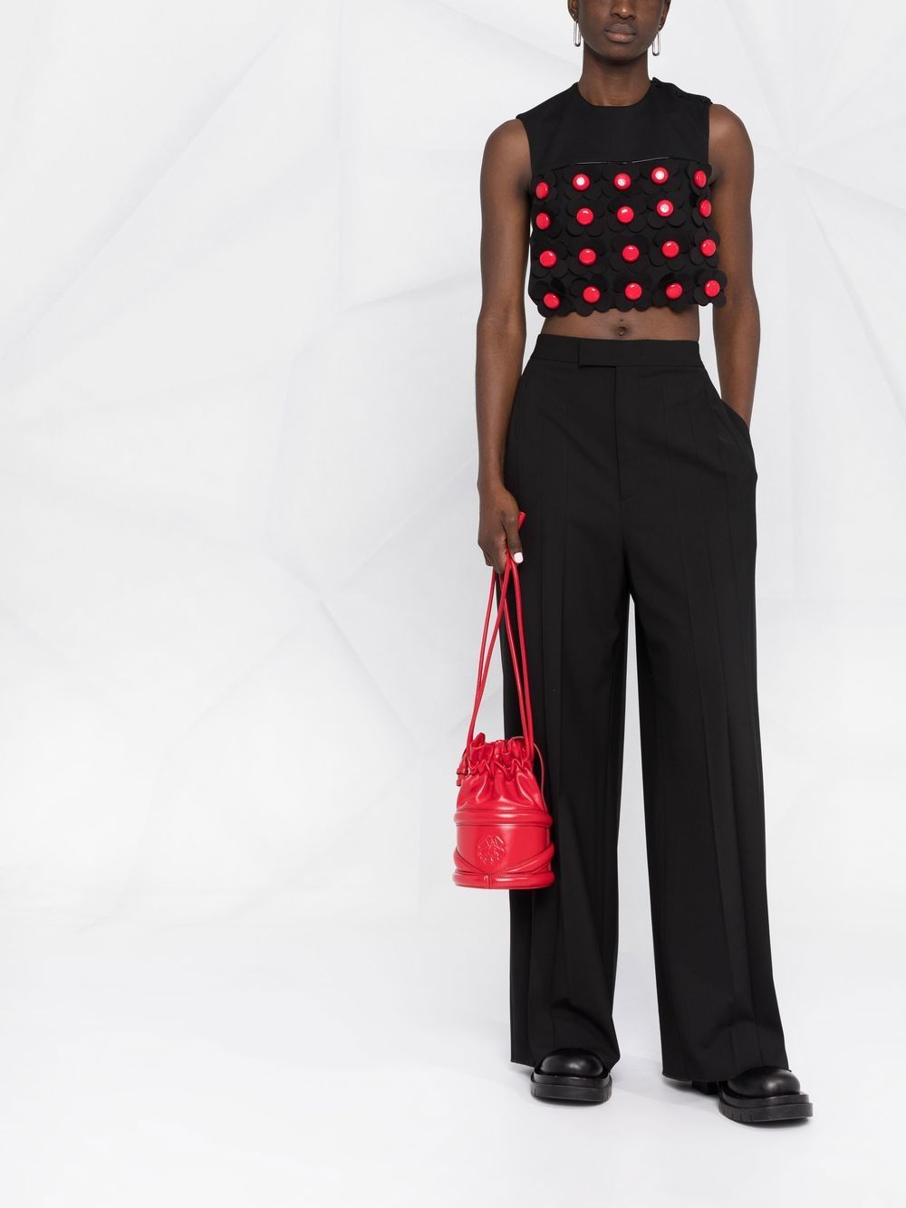 Alexander McQueen Soft Curve bucket bag