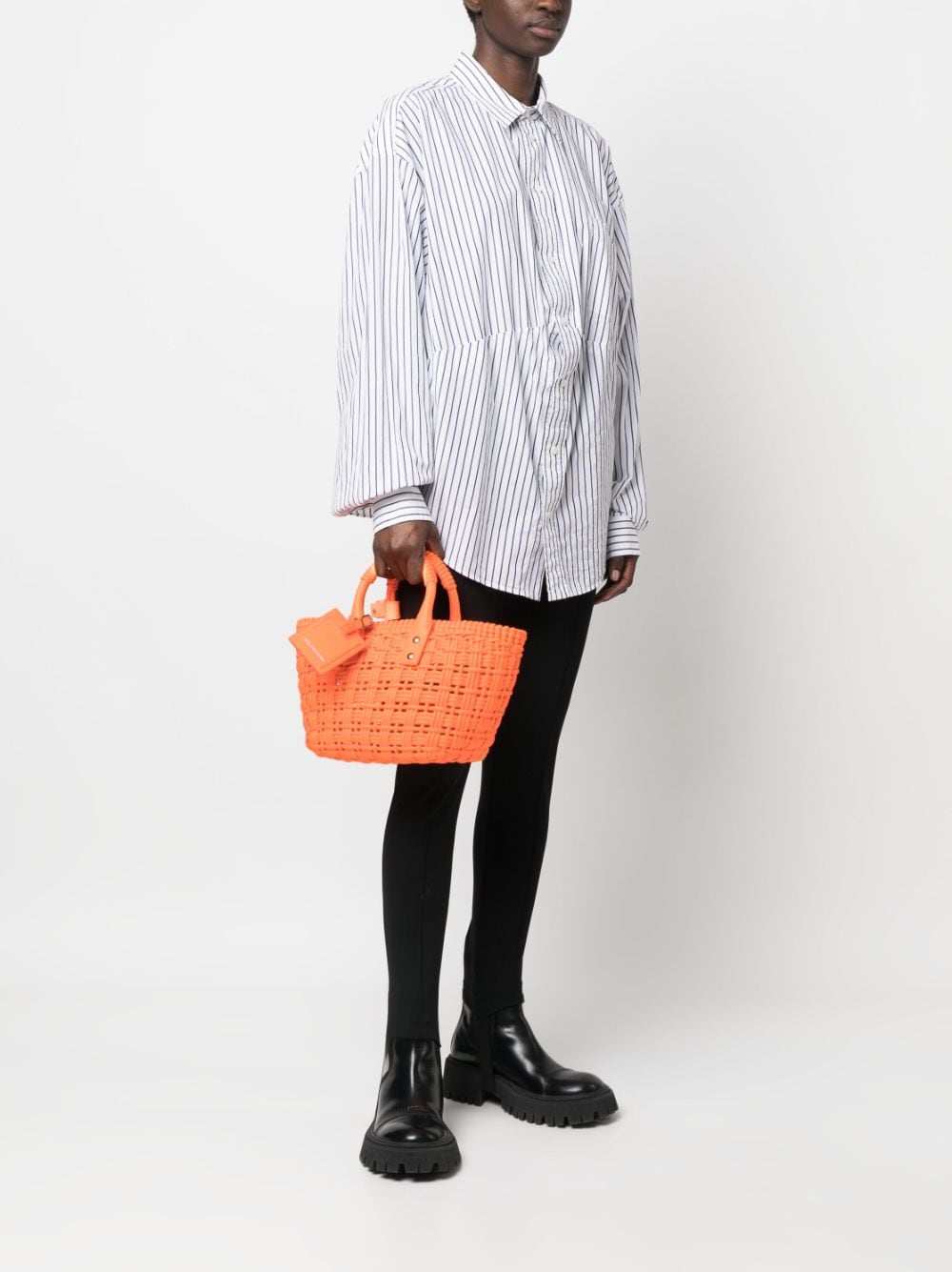 Ba*len*cia*ga xs bistro basket tote bag