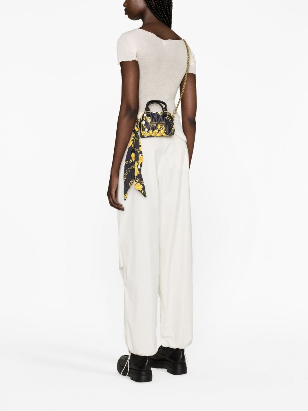 Versace Jeans Couture Couture Chain quilted mini bag