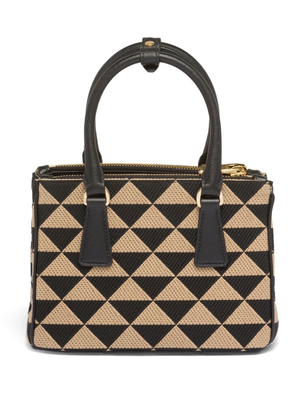 Pra*a symbole embroidered mini bag