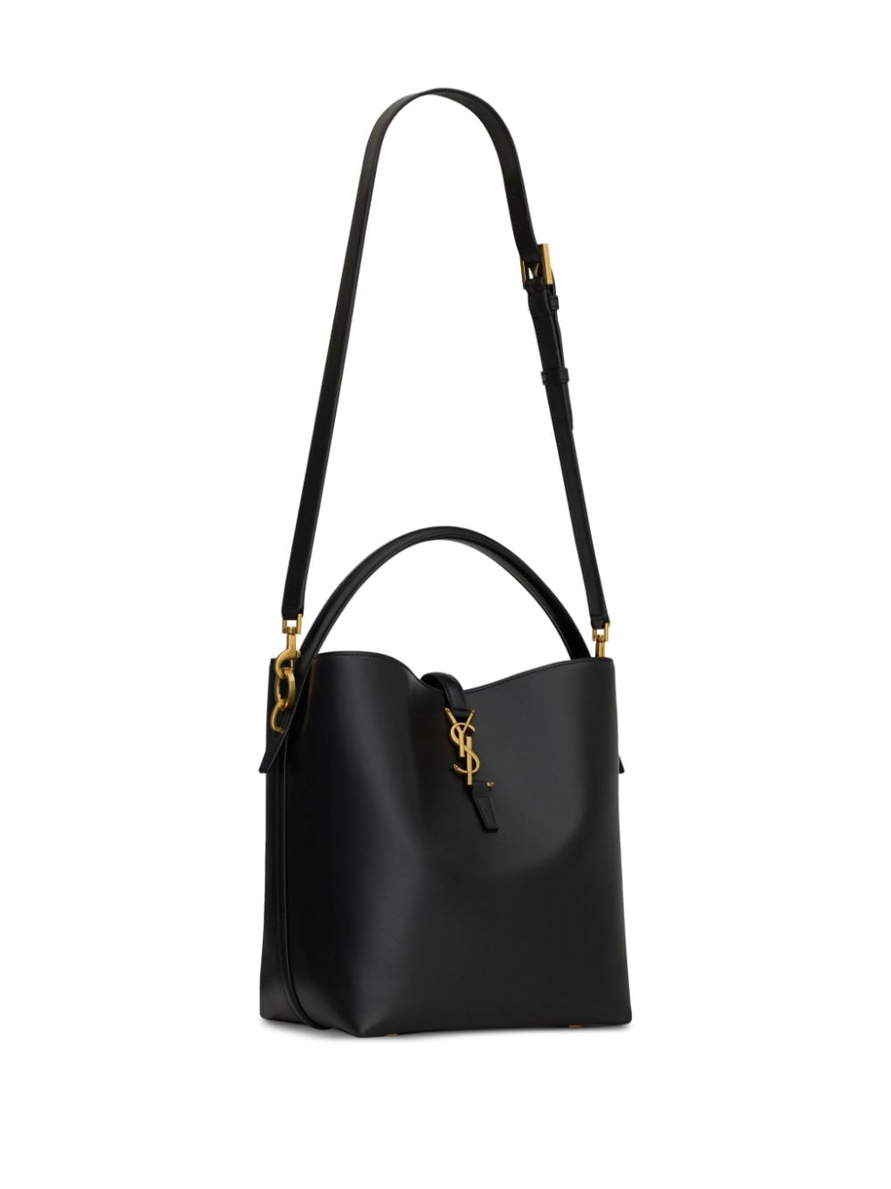 Saint Laurent Catherin logo-plaque leather bag