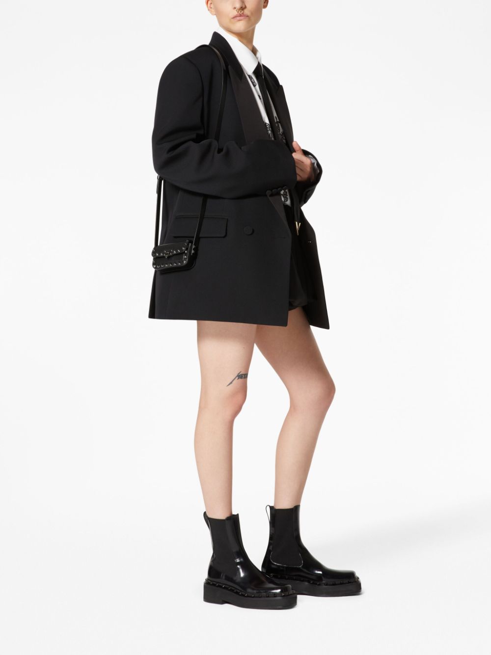 Valentino Garavani micro Rockstud23 leather shoulder bag