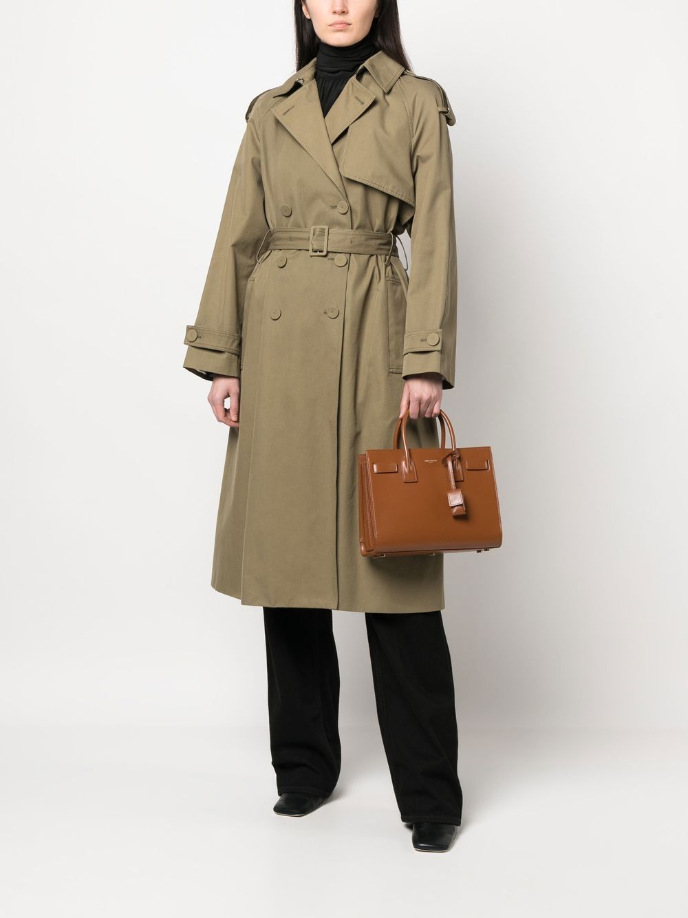 Saint Laurent logo-print tote bag