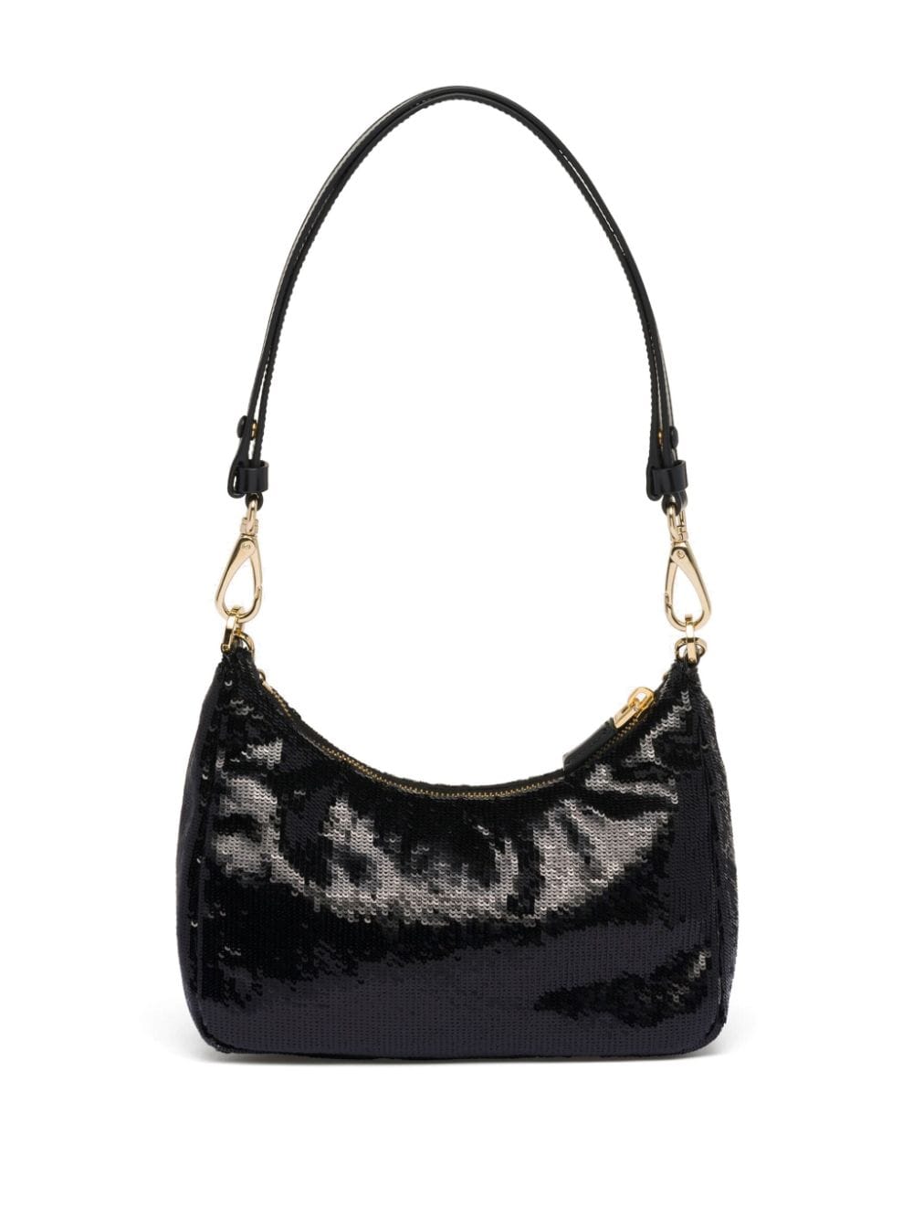 Pra*a re-nylon sequinned mini bag
