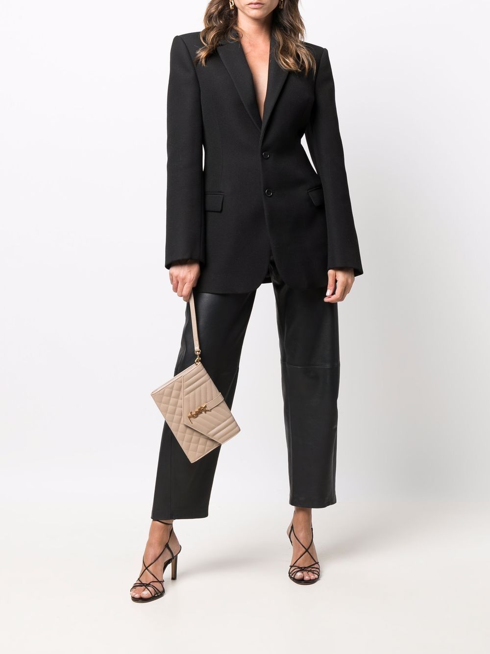 Saint Laurent Monogram envelope clutch bag