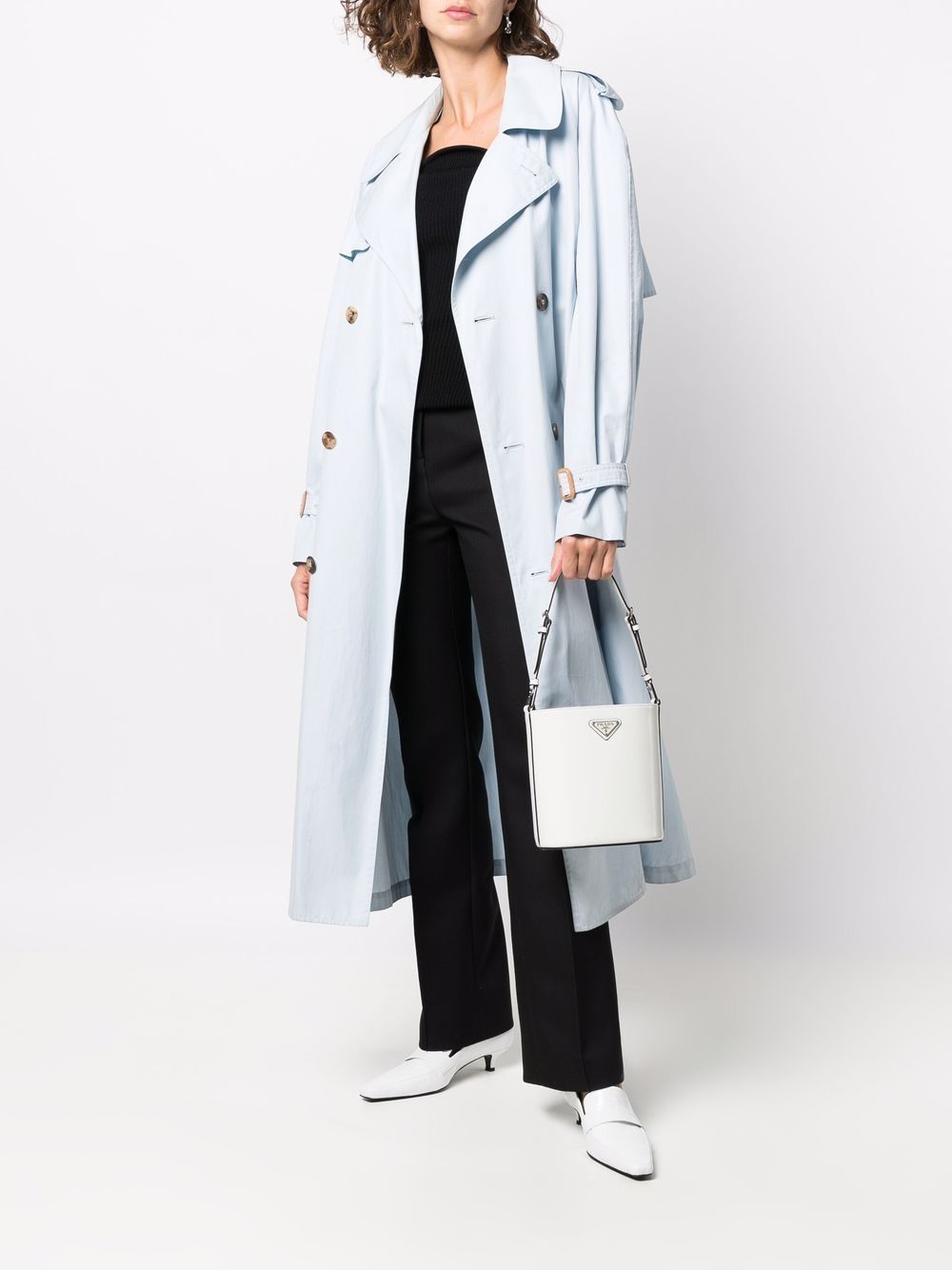 Pra*a small spazzolato bucket bag