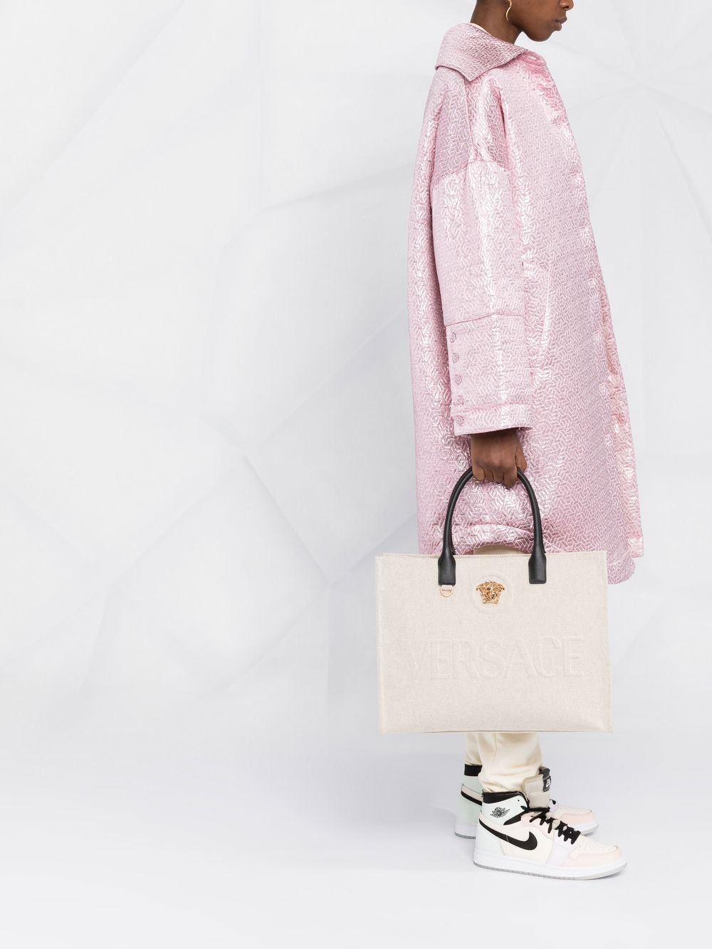 Versace La Medusa canvas tote bag